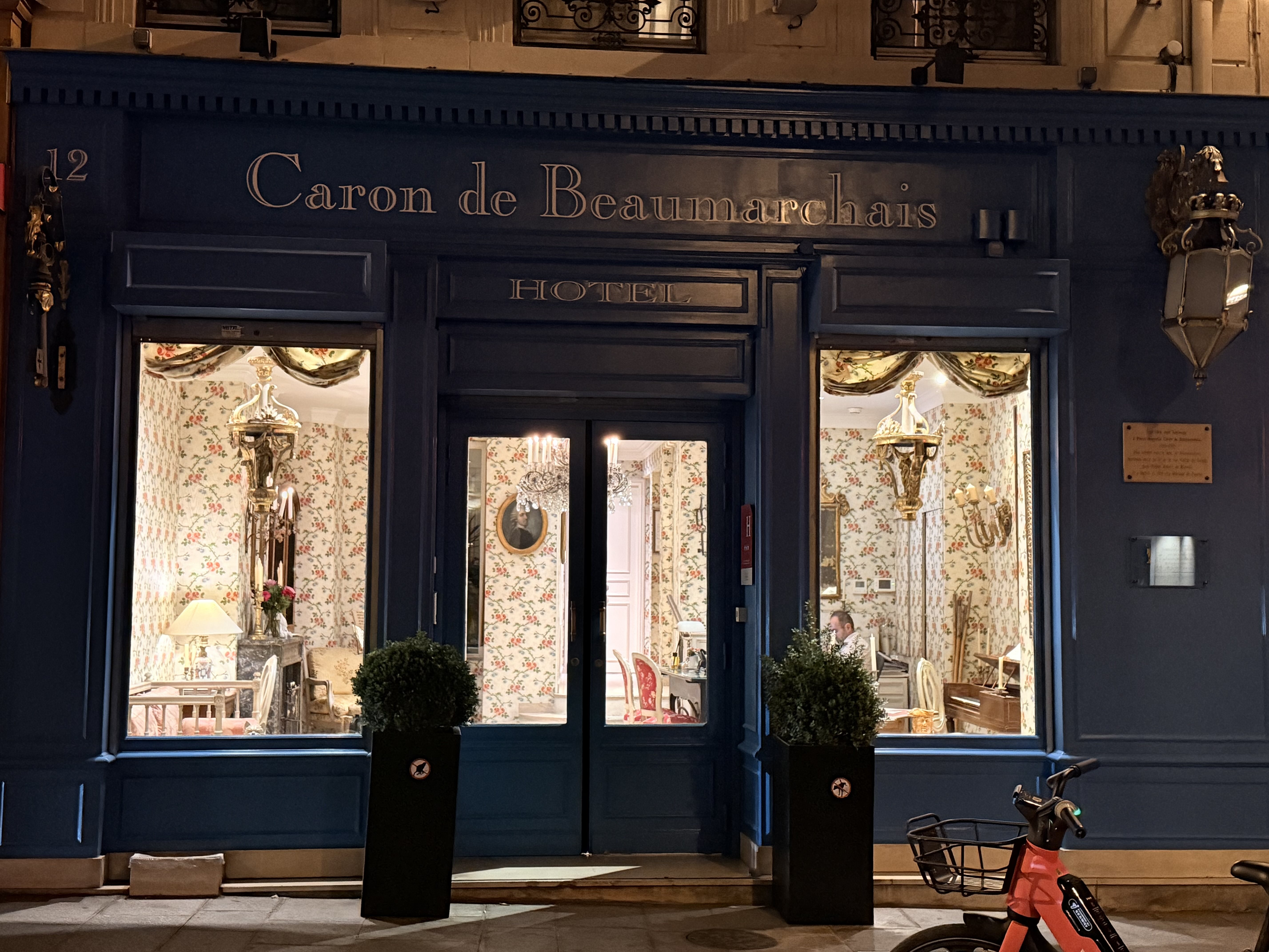 Caron perfume house in Le Marais