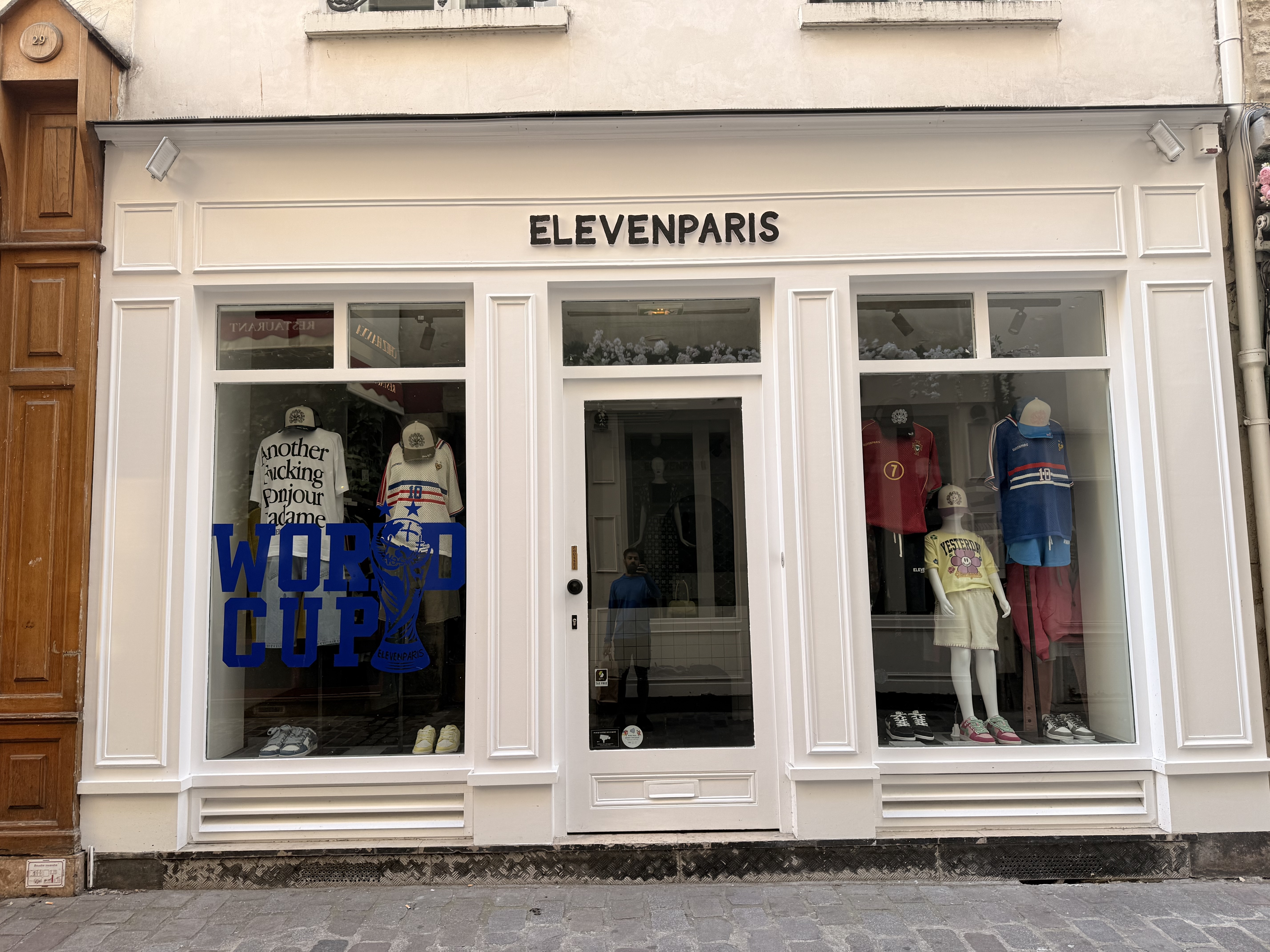 Eleven Paris storefront in Le Marais