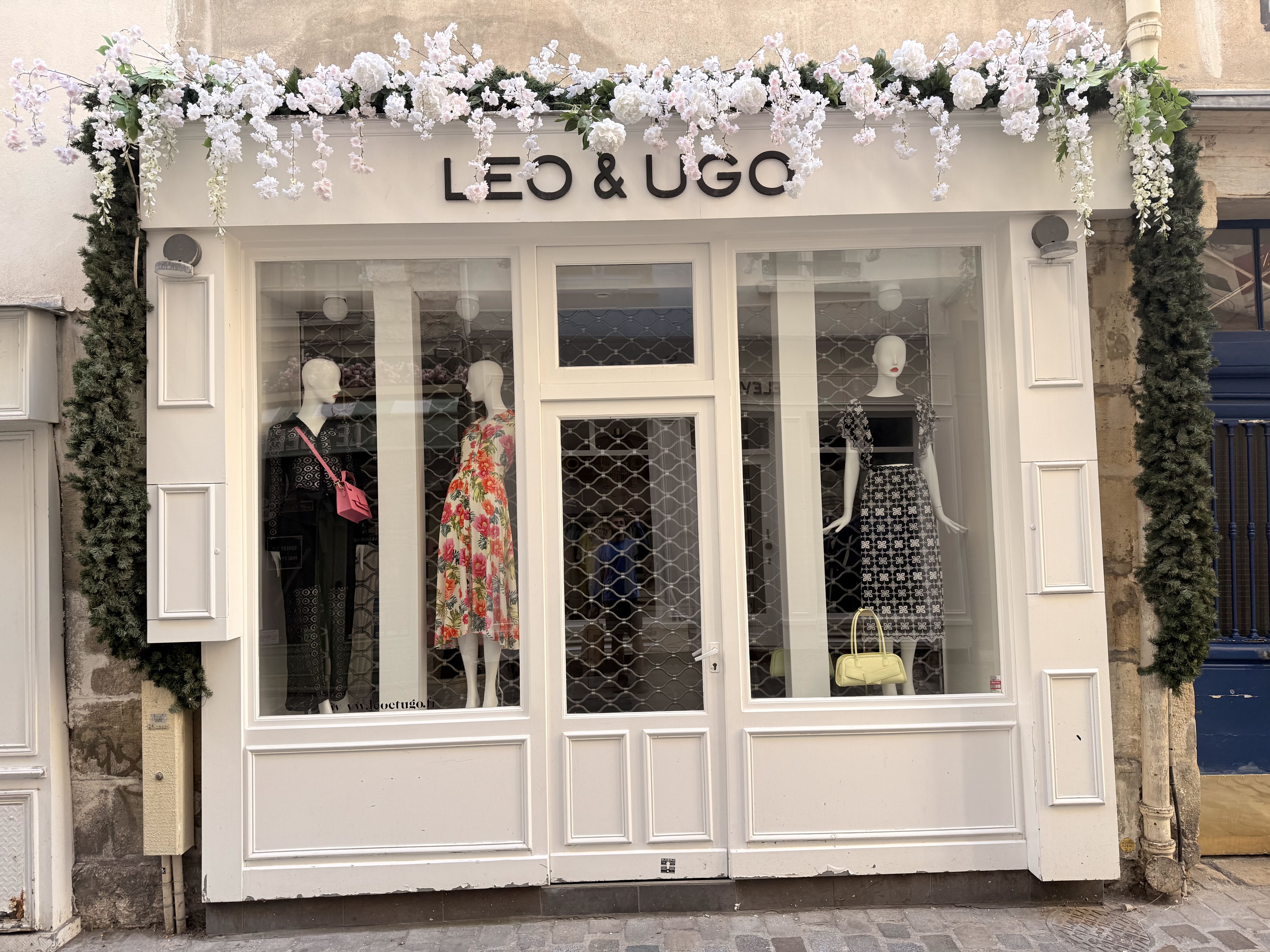 Léo & Ugo storefront in Le Marais