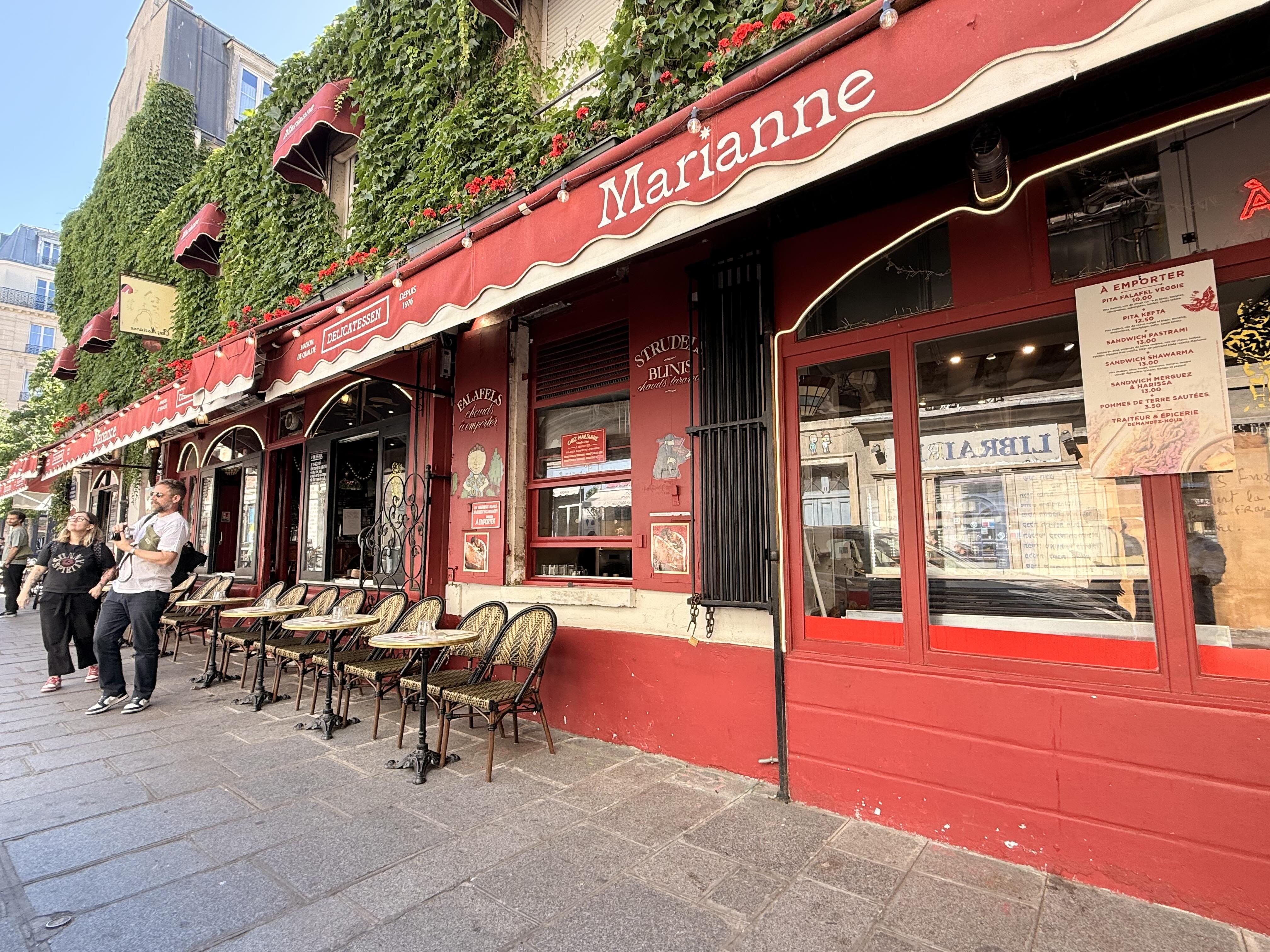 Marianne storefront in Le Marais