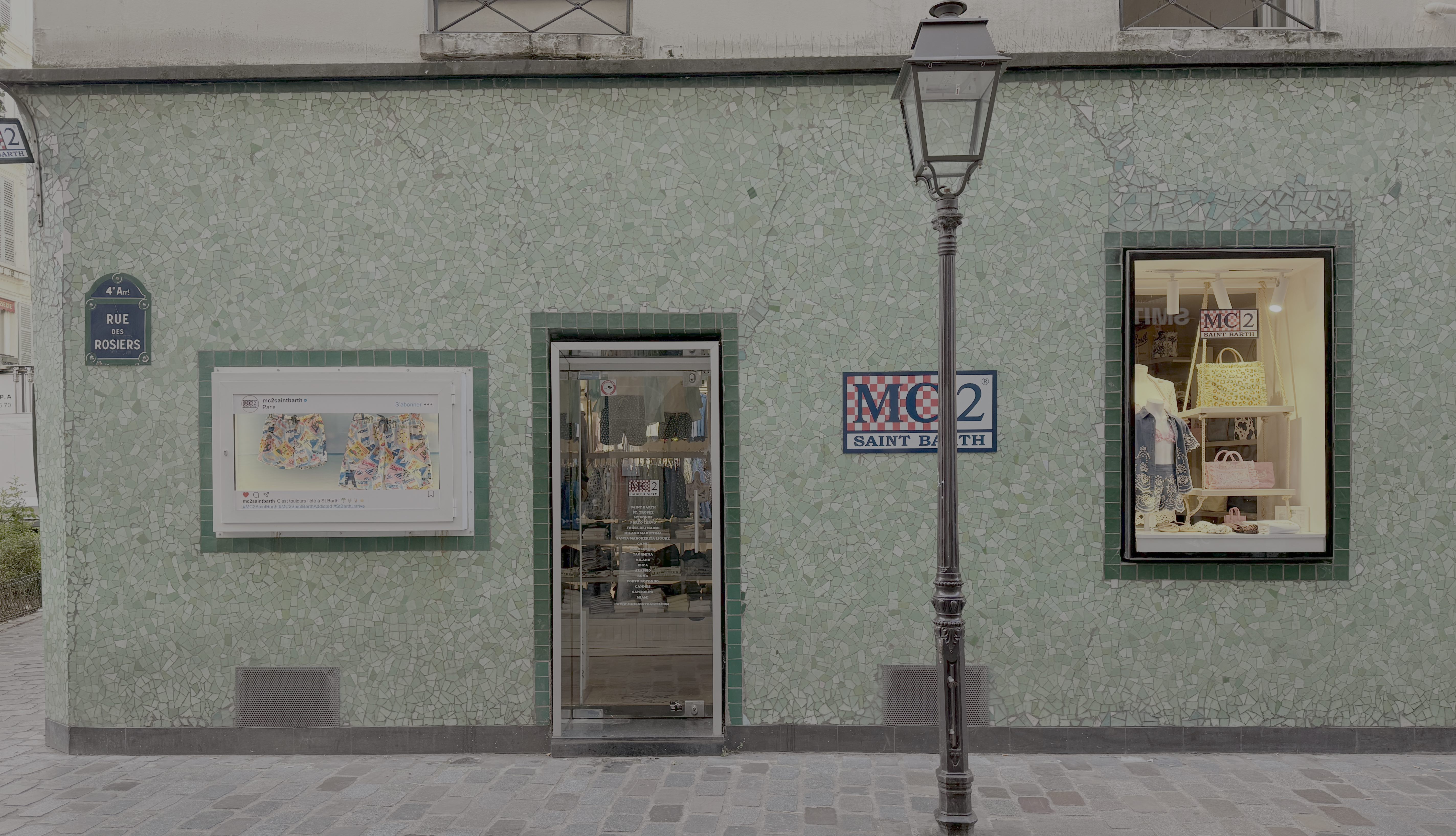 MC2 storefront in Le Marais