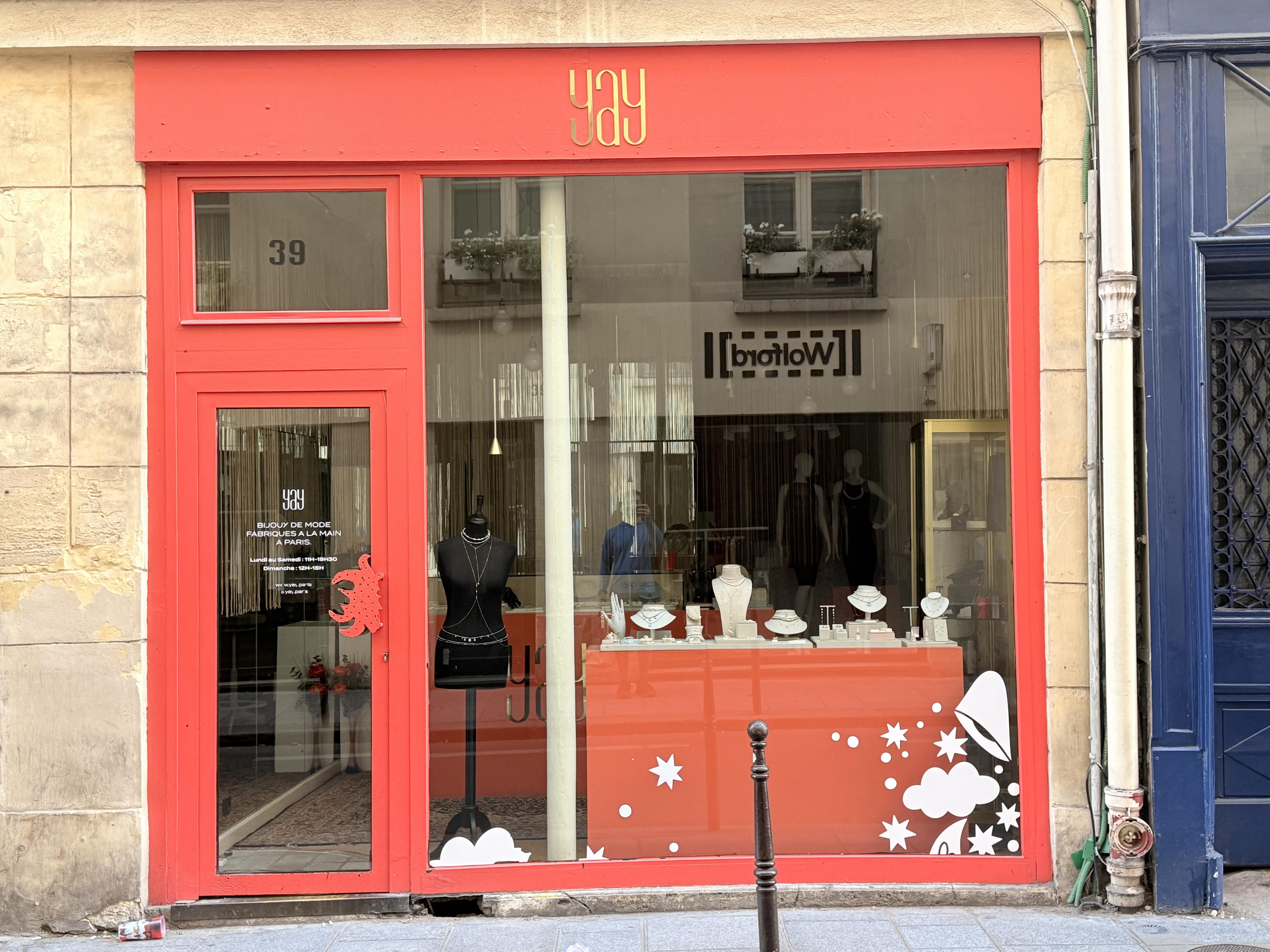 Yay shopfront in Le Marais